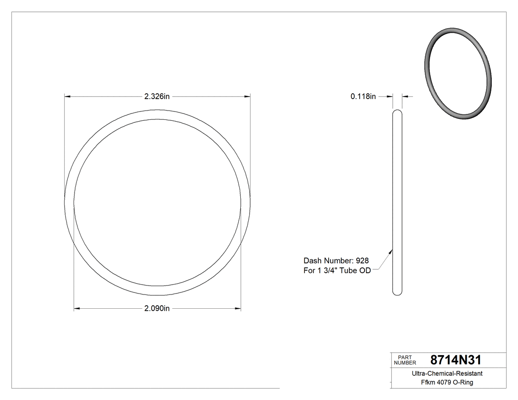 Technical drawing - 8714N31